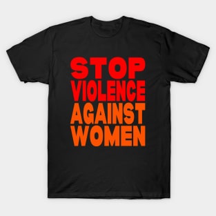 Stop violence against women T-Shirt